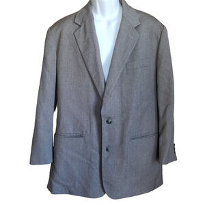 Claiborne Men's Sports Jacket Size 42R Brown/Gray Single Breasted Notch Lapel